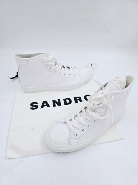 SANDRO  tenisówki białe unisex  sneakersy R.44  SA57U