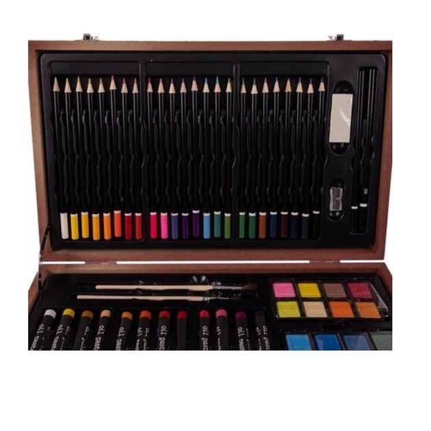 Великий набір для малювання у валізі Maleo 21644 набір з 129 предметів