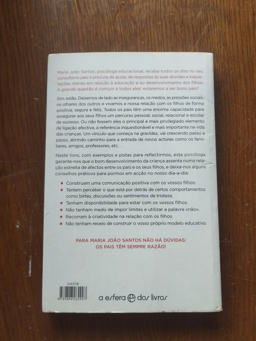 Os pais têm sempre razão