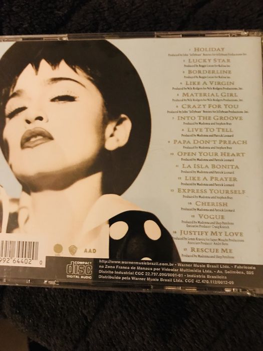 CD MADONNA Immaculate Colletion