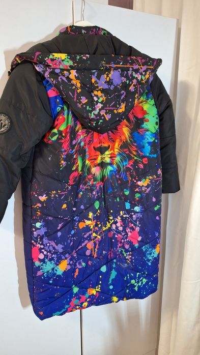 Зимний пуховик пальто на девочку