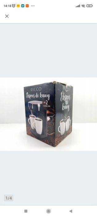 Expres do kawy Ricco nowy!