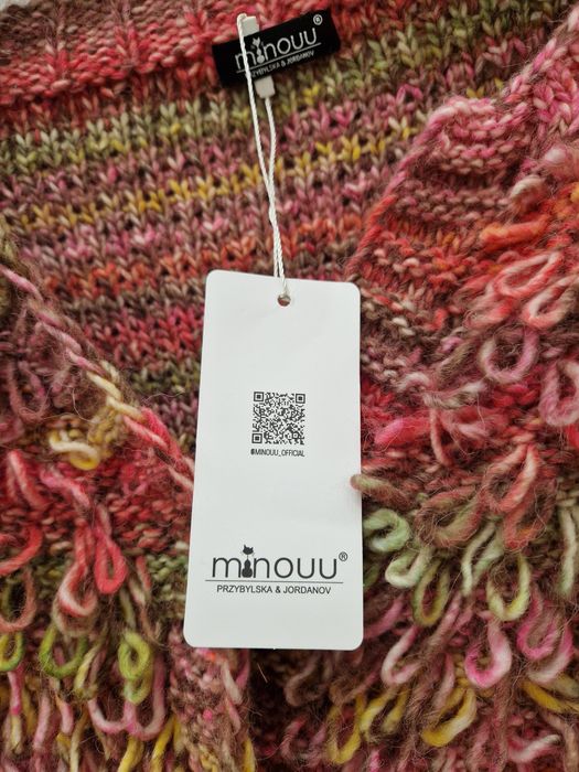 Sweter, kardigan Minouu,  multikolor, wiosna