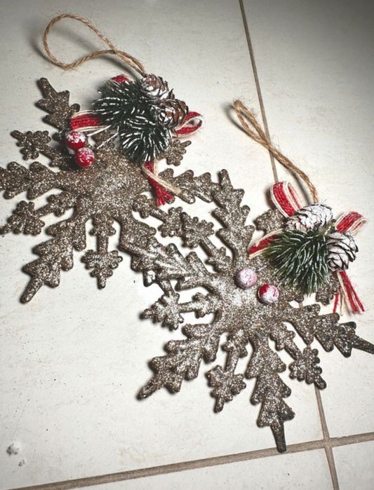 2 enfeites Natal grandes - novos