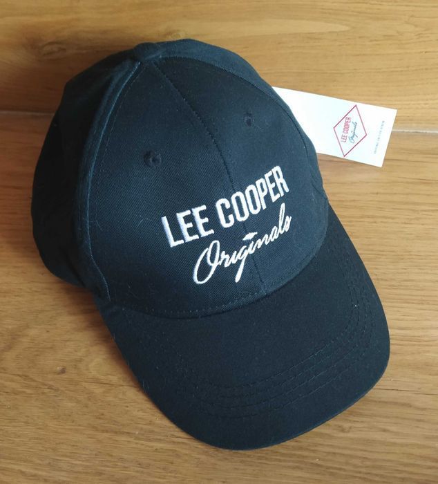 Czapka z daszkiem LEE Cooper czarna czapeczka - basebolowka