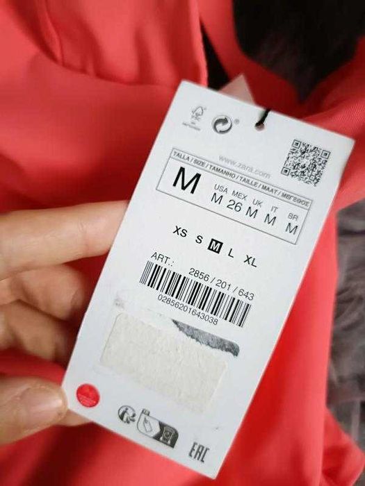 Купальник із перехрещеними ззаду бретелями від zara, розмір м