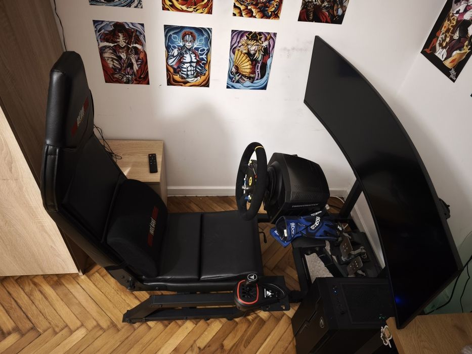 Rig symulator, thrustmaster, next level racing