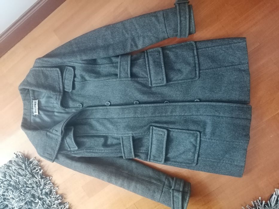 Casaco cinza quente da Bershka
