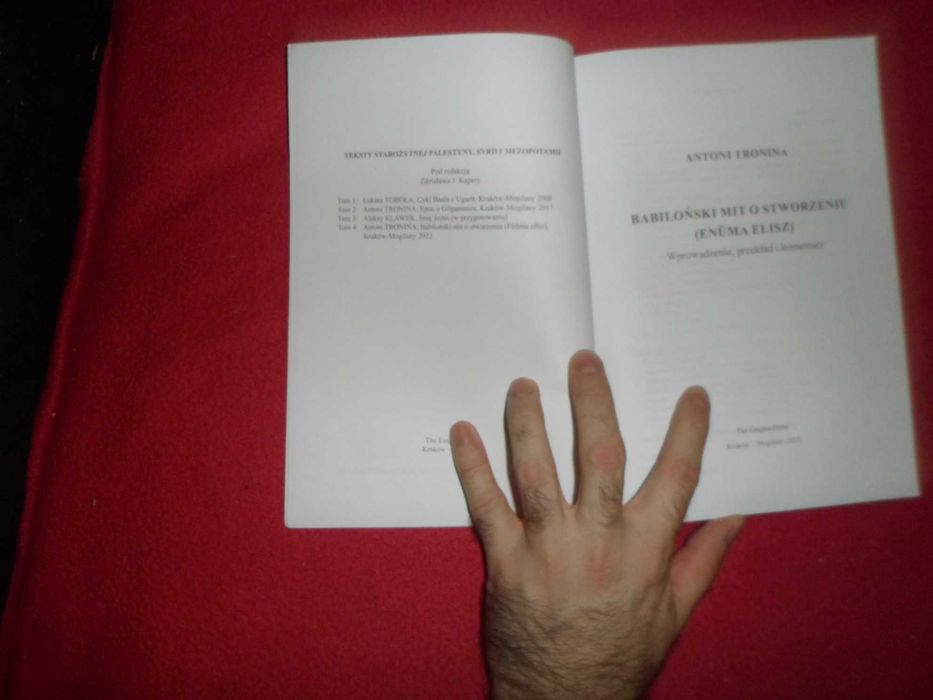 Babiloński mit o stworzeniu (Enuma Elisz) Antoni Tronina