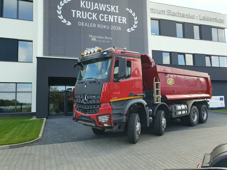 Mercedes-Benz AROCS 4145  Wywrotka 8x8 Meiller , salon Polska, bezwypadkowy, serwisowany ASO