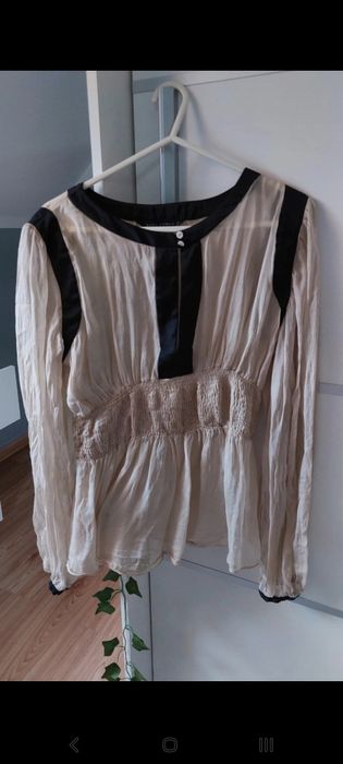 Koszula beżowa ZARA