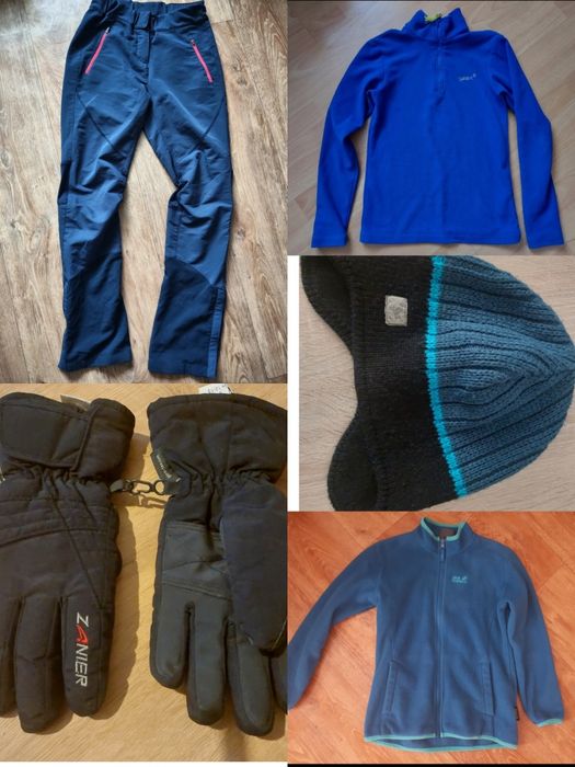 Zestaw 5w1  Spodnie , czapka, rękawice , bluza  I