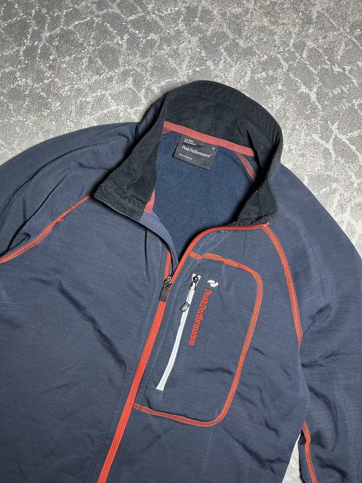 Трекінгова кофта Peak Performance -на флісі-Full Zip -розмір M