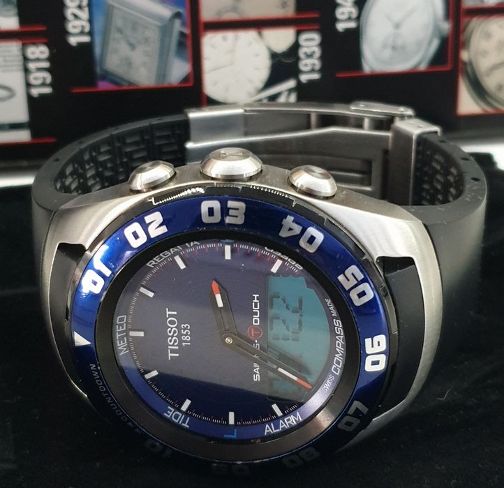 Zegarek Męski TISSOT SAILING TOUCH dla żeglaży ,regaty sporty wodne.