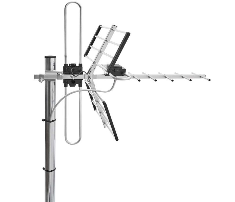Mocna ANTENA Kierunkowa DVB-T2 MUX8 Filtr LTE 4K Pasywna