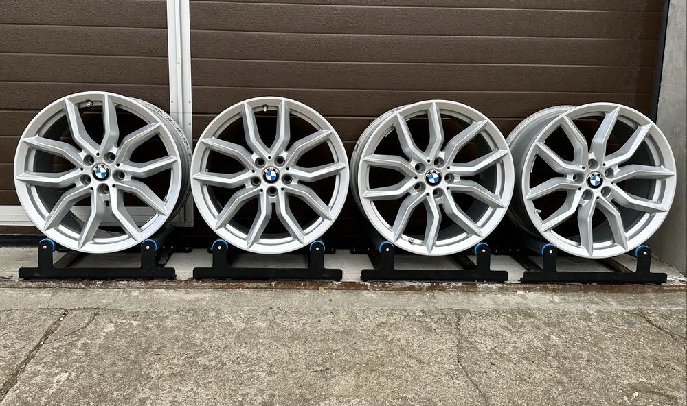 4x Felgi aluminiowe 5x112 r19 et38 9J Alufelgi Oryginał BMW 19” (czujniki TPMS)