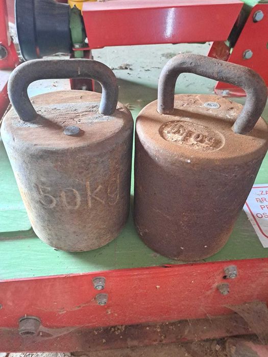 Ciężarki,obciążniki,balast 2x 50kg