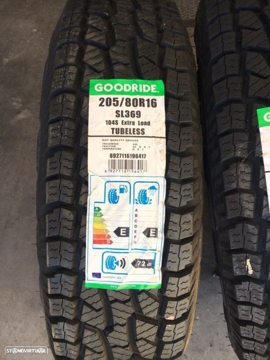 2 pneus novos goodride 205-80r16 - entrega grátis