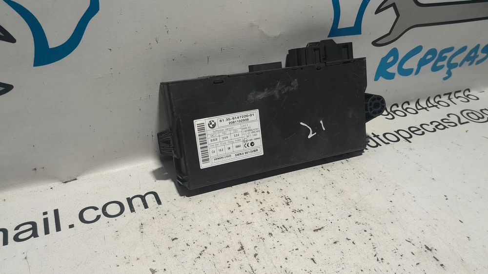 Módulo Confort CAS 3 Original BMW Serie 3 E90 E91 E92 E93 9147220