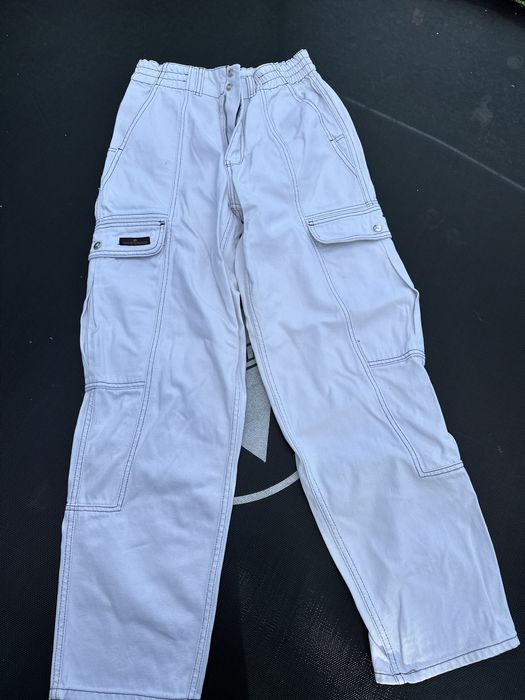 Штани білі джинсові