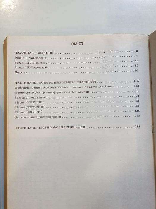 Підготовка до ЗНО 2021 р. Англійська мова