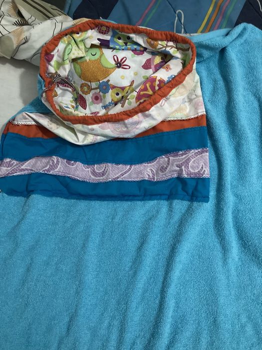 Saco de praia por fora por dentro novotoalha de praia artigo unico