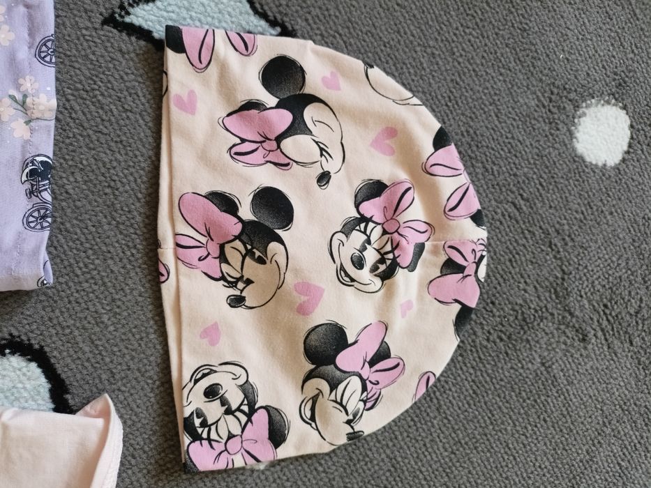Czapka plus dwie chusty dla dziewczynki