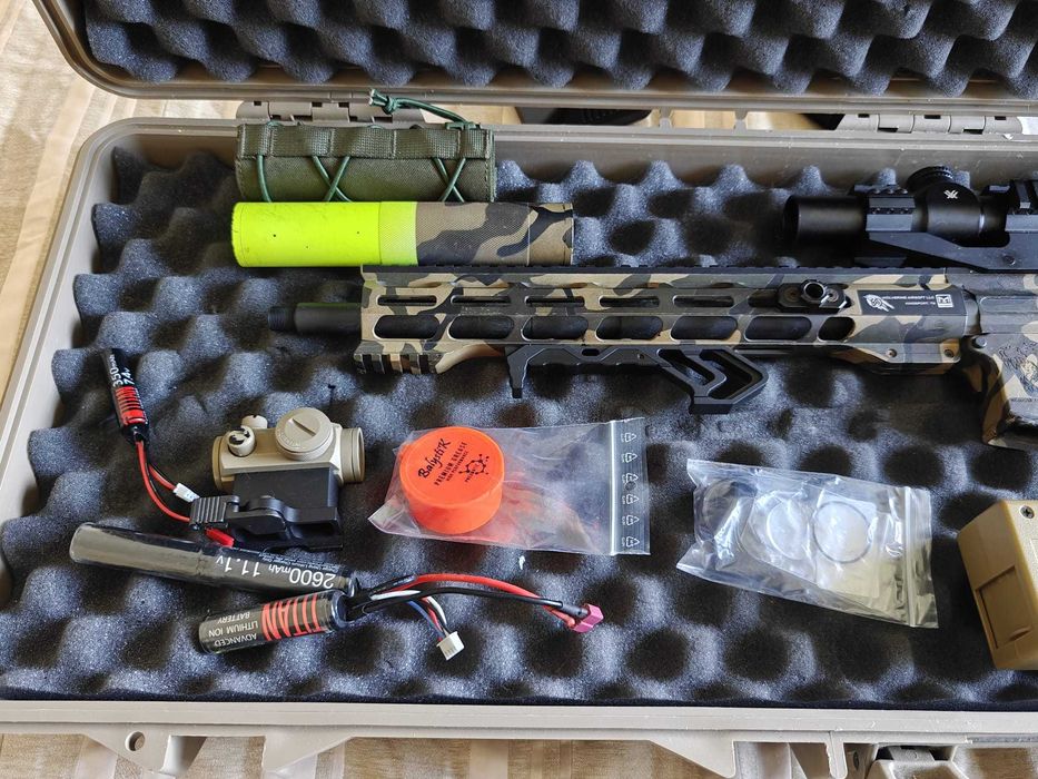 Airsoft Wolverine MTW HPA 14.5 inch + kit completo