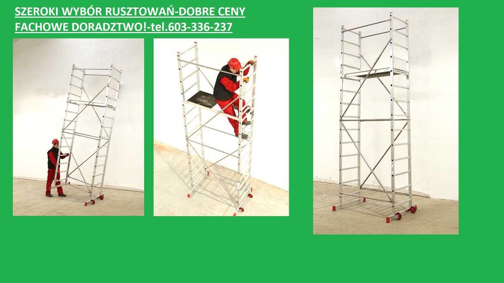Rusztowanie aluminiowe Krause CORDA-5m -NAJTANIEJ W SIECI-CENA-2899!!