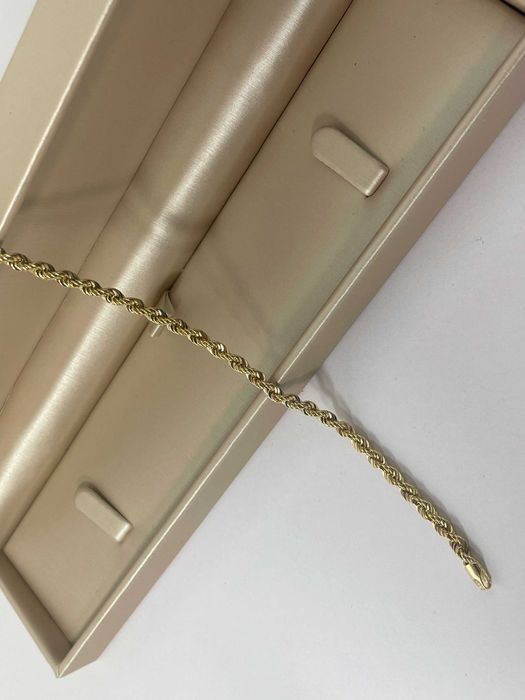 ZŁOTA BRANSOLETKA kordel P: 585 W: 3,79 R: 20