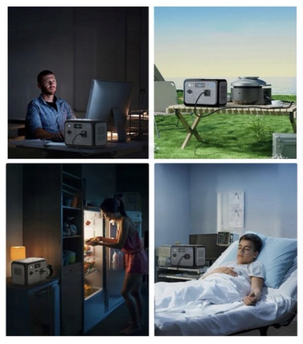 Портативна Станція Живлення OUKITEL P800E 800W 512Wh,  для котла!