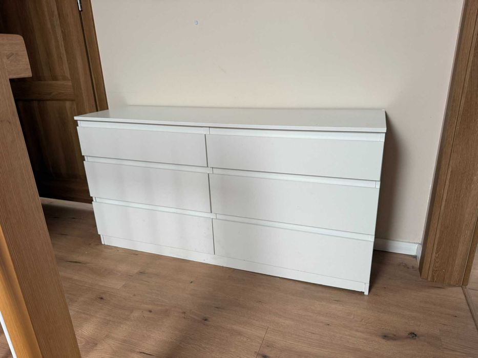 Komoda Ikea Malm biała duża