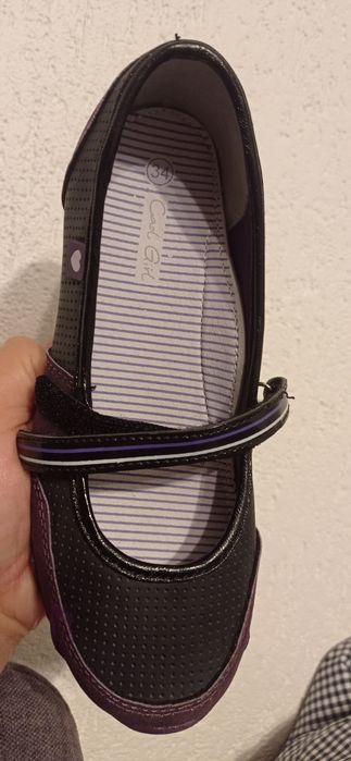 Balerinki dziewczęce na rzep 34