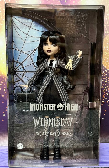 Лялька Монстр Хай Аддамс Венсдей Monster High X Wednesday HXJ04: 2
