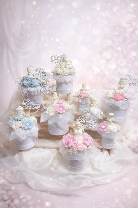 Prezent na komunie świetą box sojowy