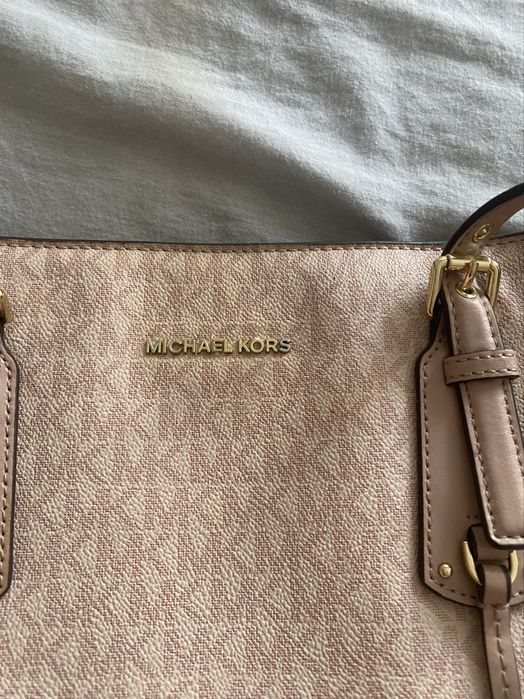 Mala Michael Kors Charlotte Large Tote Original – Rosa/Blush