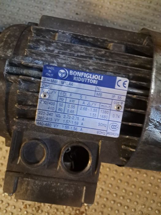 Okazja motoreduktor 0.55kw 13obr