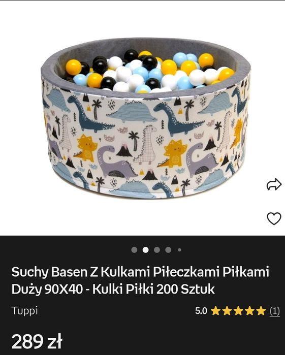 Basen z kulkami dla dzieci