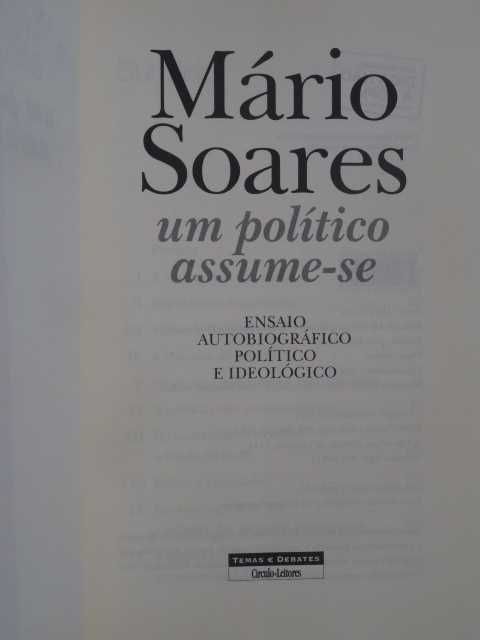 Um Político Assume-se de Mário Soares - 1ª Edição