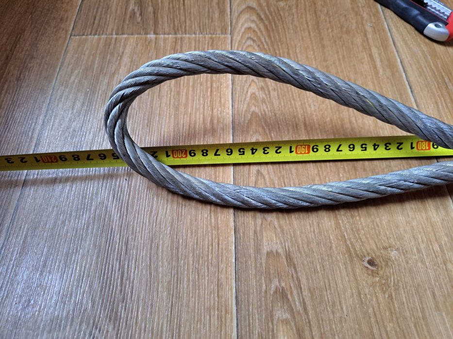 Zawiesie linowe pętlowe Hol linowy 12mm, 3m,  1,5t