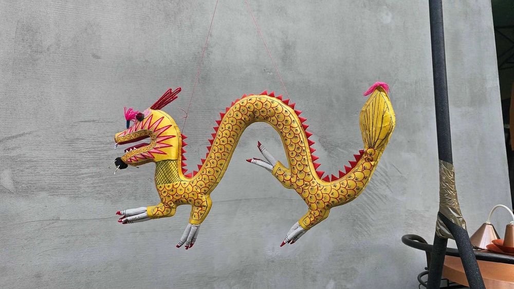 Marionetka tradycyjnego chińskiego smoka