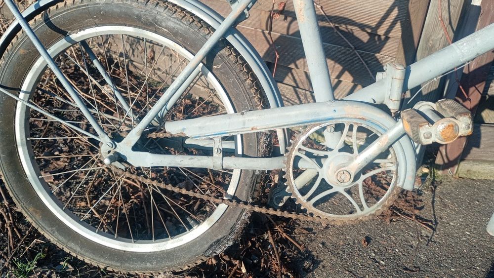 Rower składak stary na małych kółkach