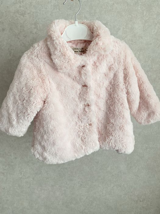 Весняна легенька шубка на дівчинку на зріст 74 см