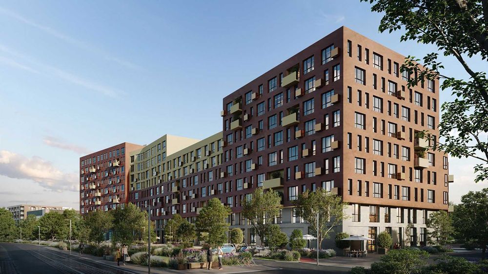 1-кімнатна квартира 43.44 м² у ЖК Father — панорамні вікна та балкон-лоджія від забудовника