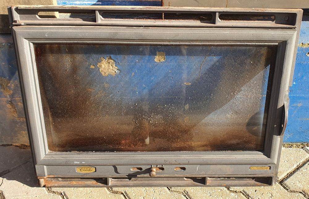 Frente lareira fachada ideal para fechar lareira aberta