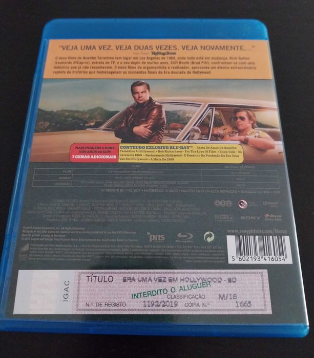 Blu-Ray “Era uma vez em… Hollywood”, de Quentin Tarantino