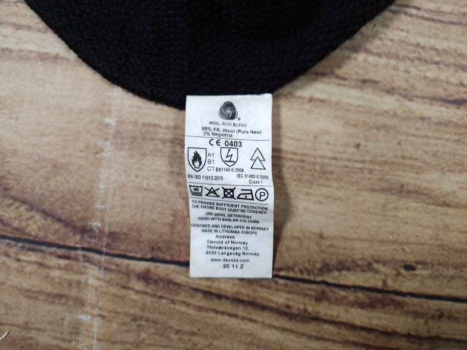 DEVOLD Thermal Kominiarka Pure New Wool Logowana r. One