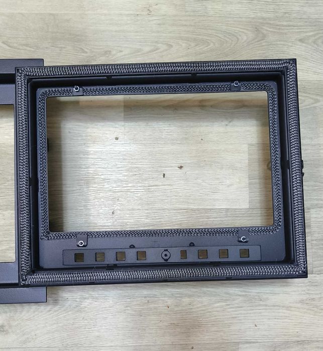 Дверця 40*50см для печі та каміна зі склом, дверца печная каминная