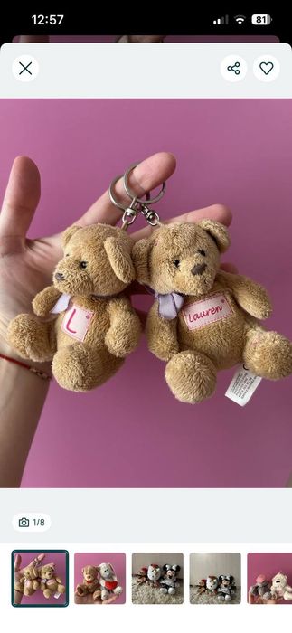Колекційні міні-ведмедики Teddy / Me to You / Lauren
