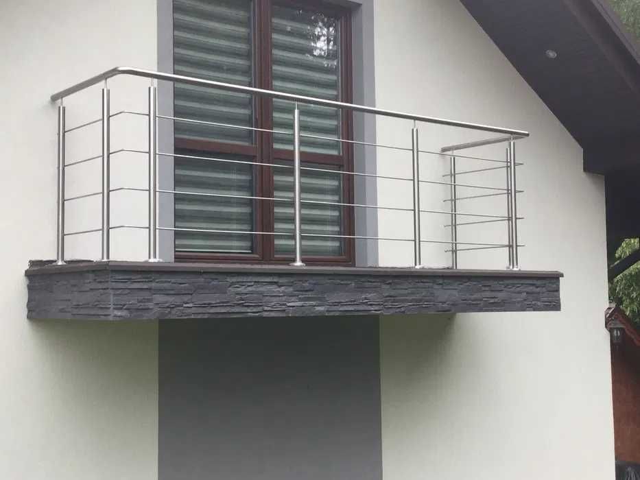 Balustrady nierdzewne zabezpieczenia okienne